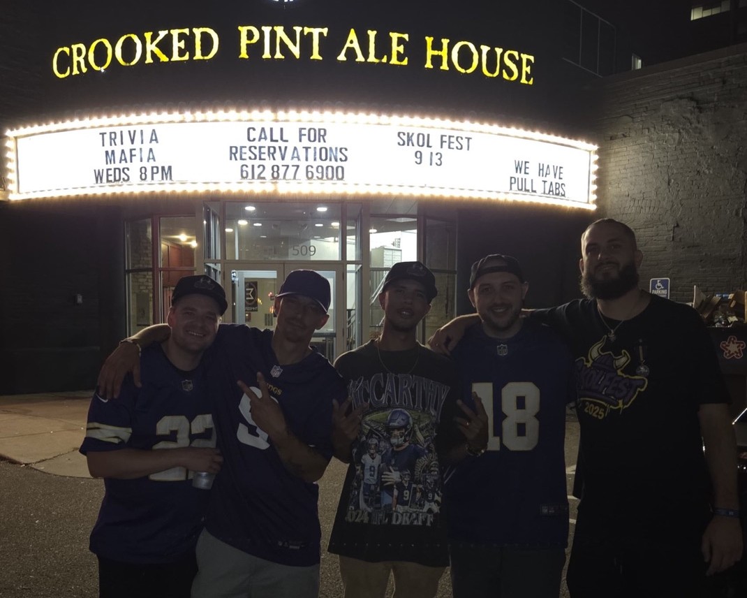 Crooked Pint marquee with Skolfest