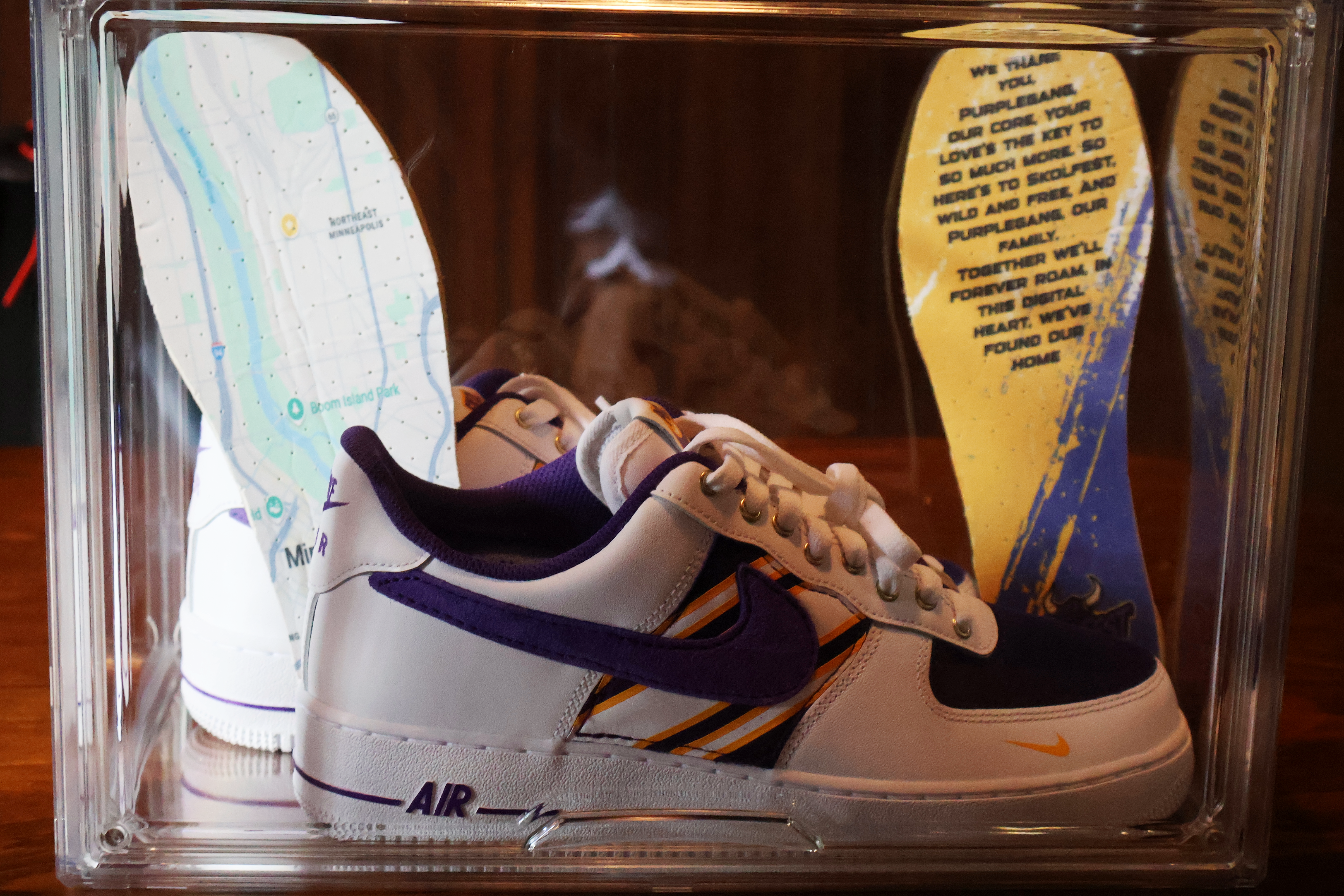Custom Skolfest Air Force 1s